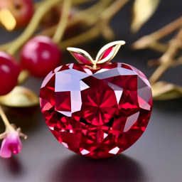 «Beautiful scarlet ruby made of precious apple stones 100К» — video ...