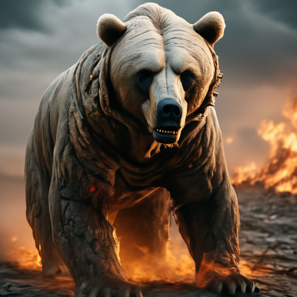 В Германии медведь заболел редкой болезнью и потерял мех – как выглядит лысый медведь – фото