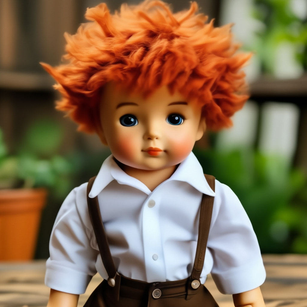 MINILAND Кукла Мальчик европеец 38 см (рыжие волосы) купить в Тольятти