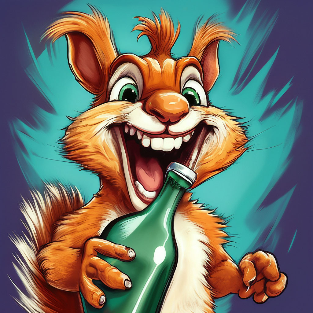 «Бешеная белка, улыбка, широко …» — создано в Шедевруме