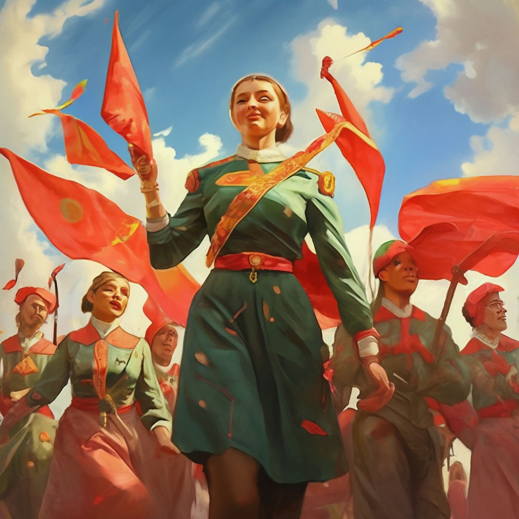 «Первомай в СССР, мир, труд, май | Евгений К.» — Шедеврум