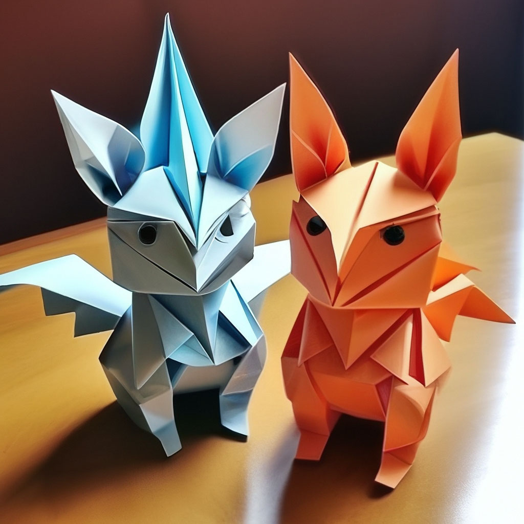 Оригами оружие из бумаги