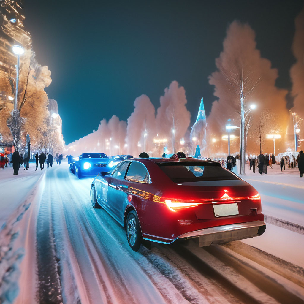 Екатеринбург, ЕКАД. Машины …» — картинка создана в Шедевруме