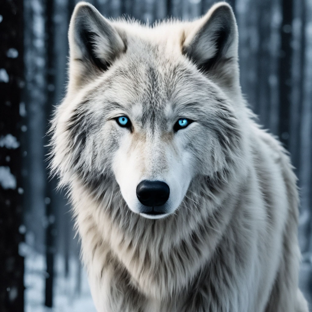 Волк с голубыми глазами: подборка картинок