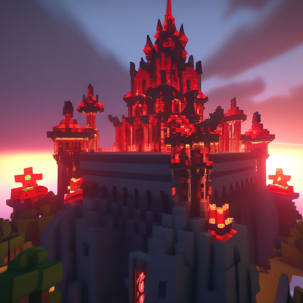 Evil Queen Castle Minecraft KingdomsMC Minecraft Server