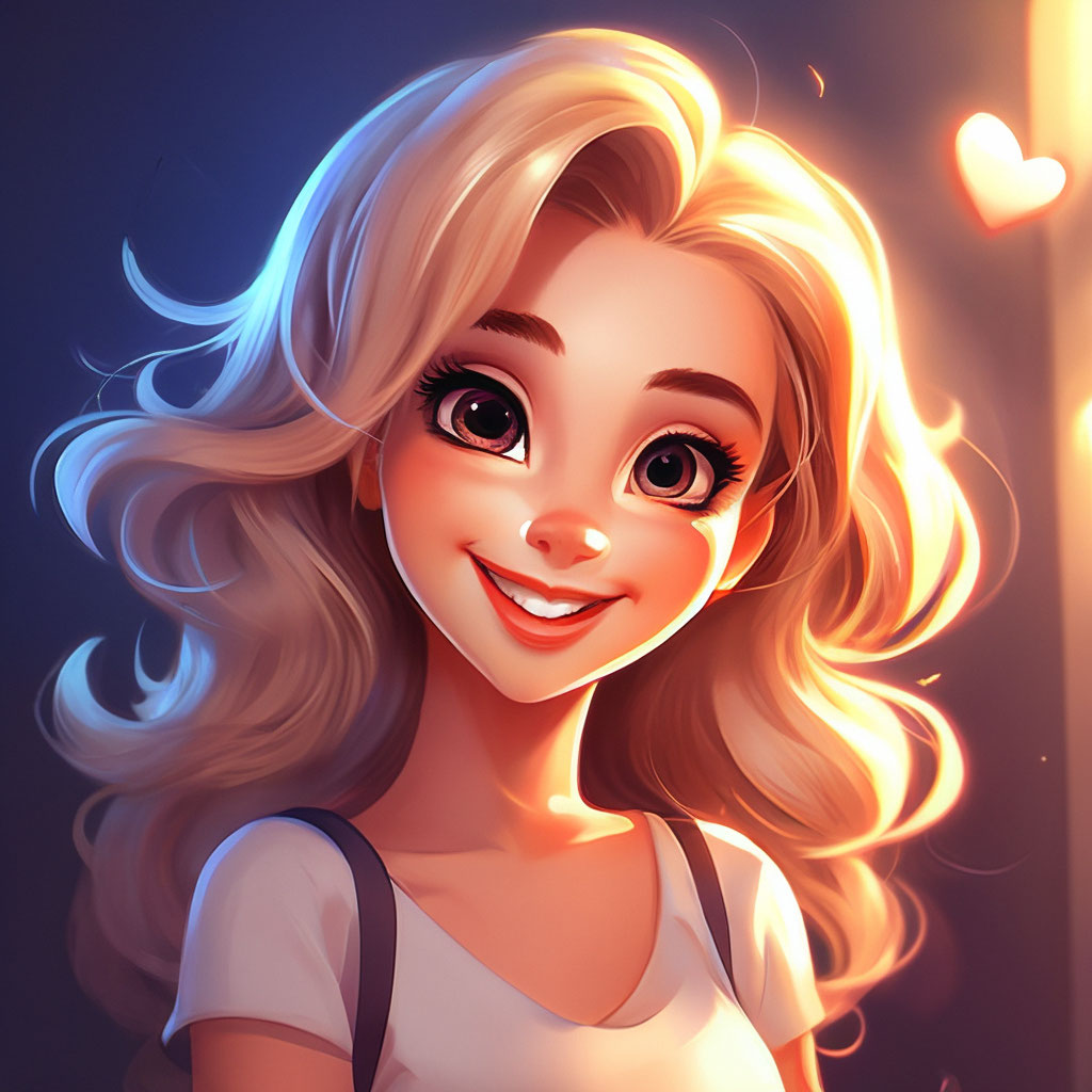 Картинки мультяшных девушек