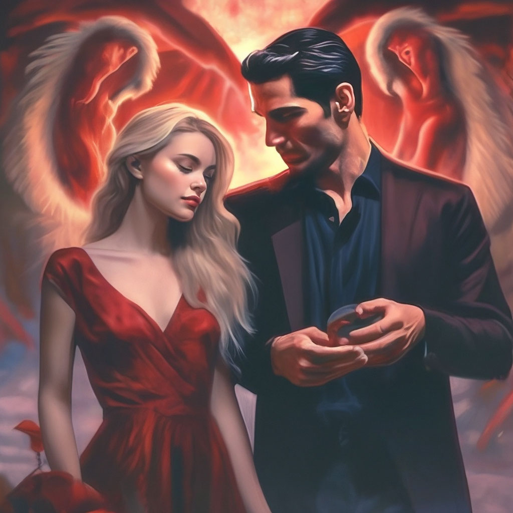 Lucifer and Chloe Listen to…» — картинка создана в Шедевруме