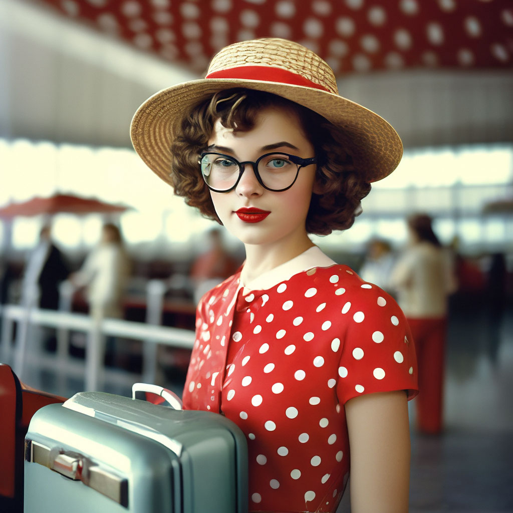 Я ухожу в отпуск !🛫 1950 год .…» — создано в Шедевруме