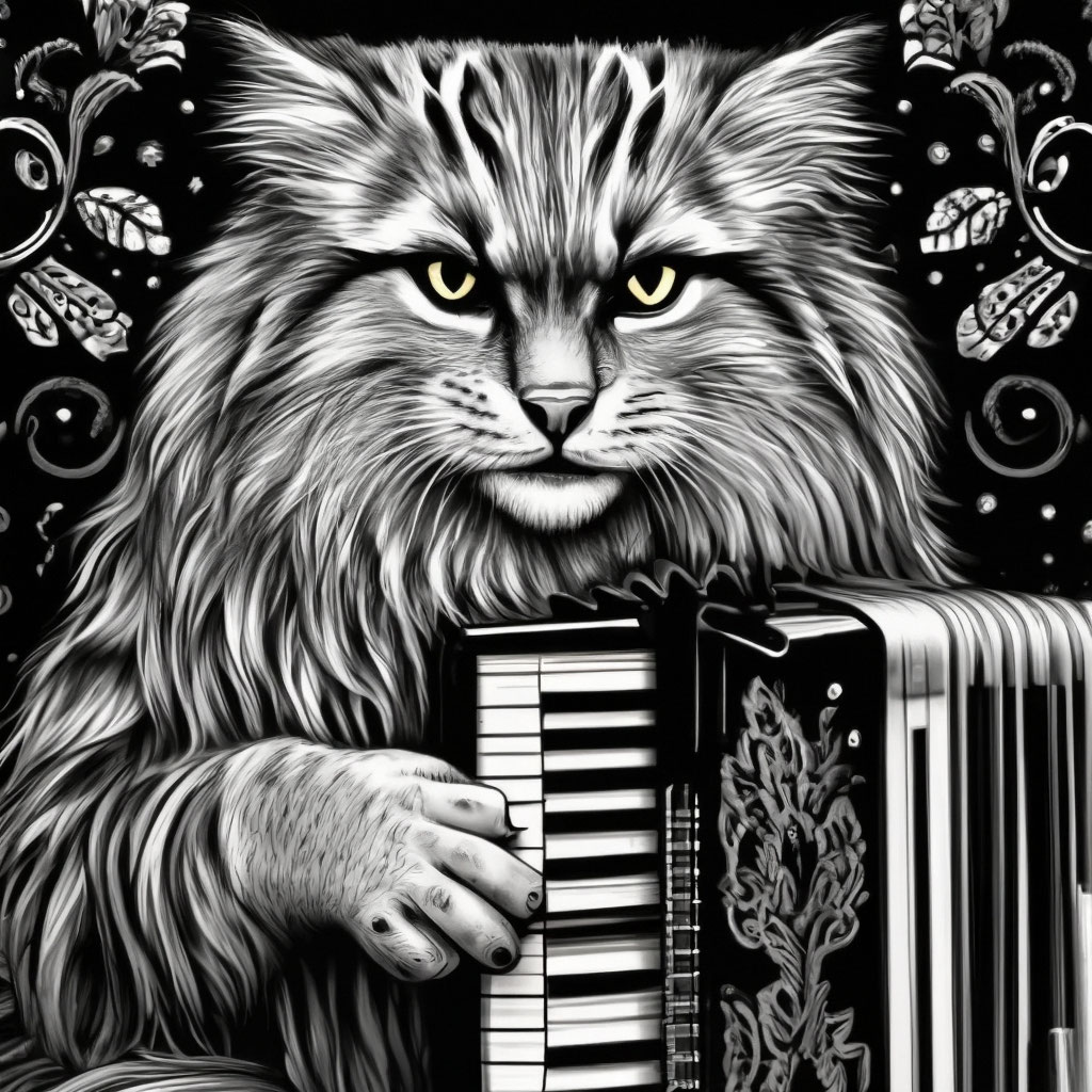 Кот баюн картинка