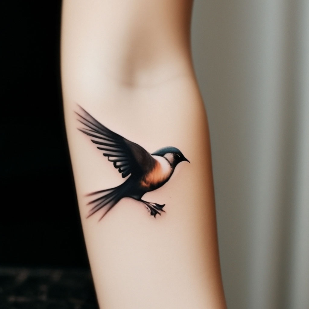 Тату (татуировка) Птицы на запястье: значение и эскизы женские и мужские