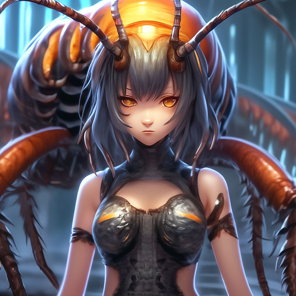 Insect Human Hybrid Anime