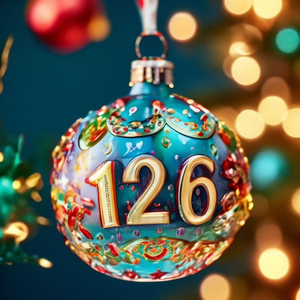 "Happy New Year 2024" — image created in Shedevrum