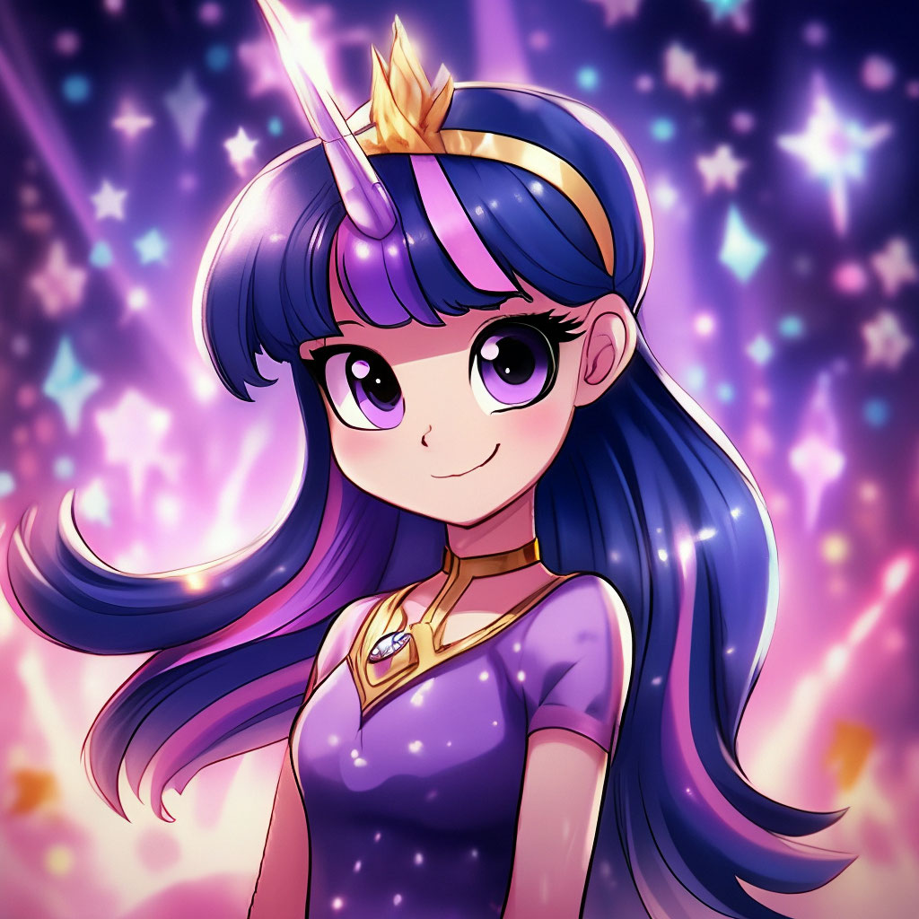 раскраска Twilight Sparkle, пони единорога и принцесса Cadance, Крылатый единорог пони