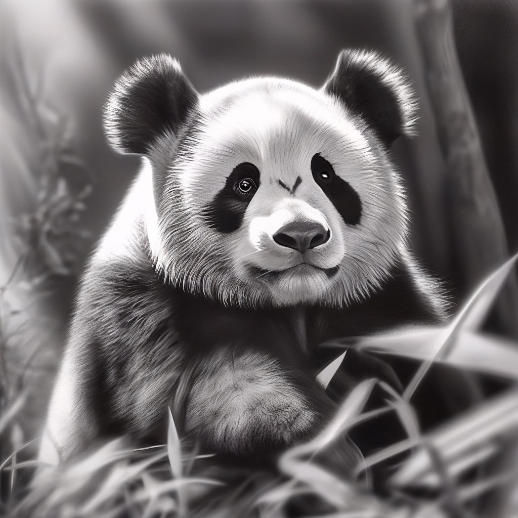Картинки панды для срисовки (29 фото) 🔥 Прикольные картинки и юмор