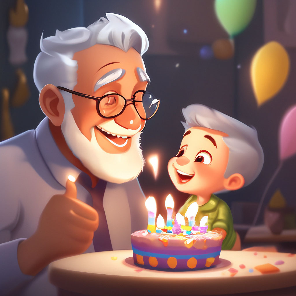 Поздравить дедушку с днем рождения своими словами