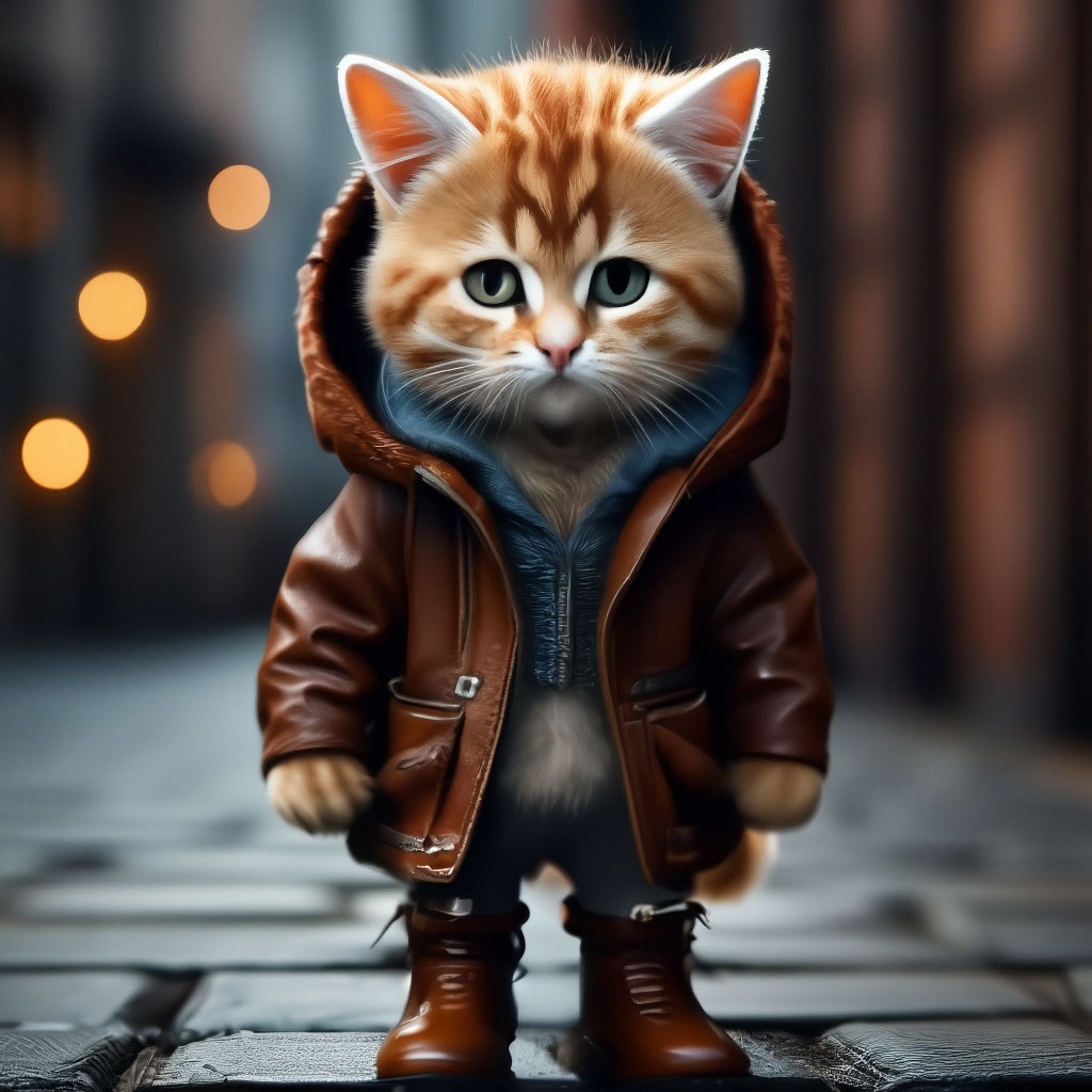 Cute fashion cat jacket