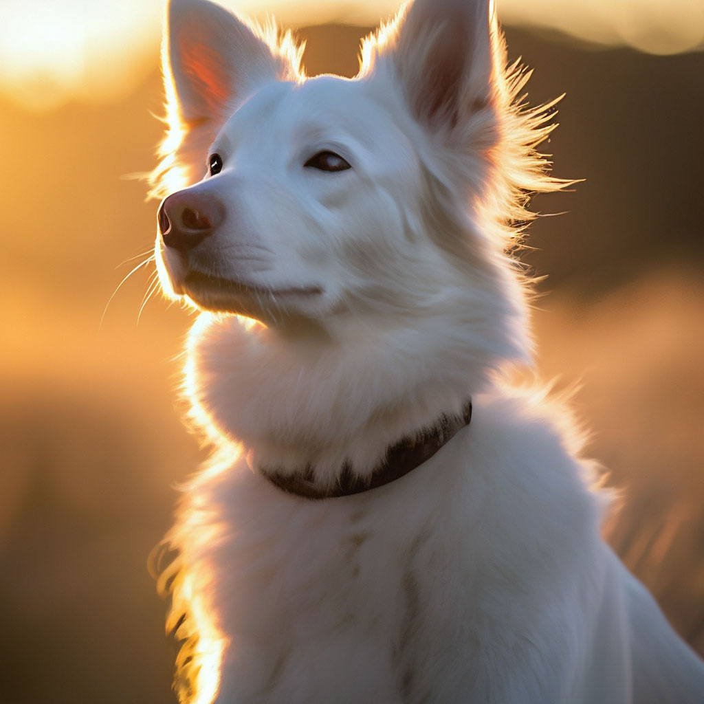 Albino deals collie