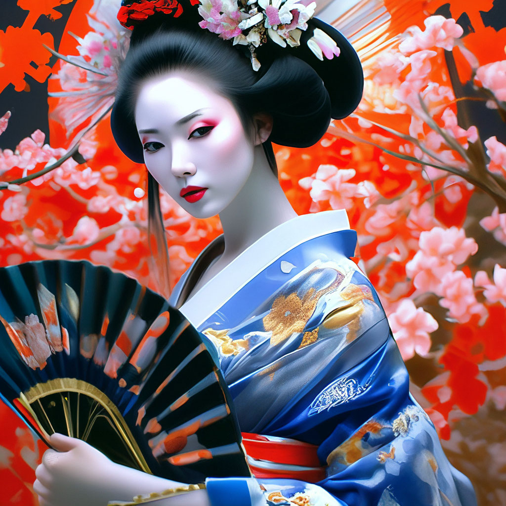 Японка в кимоно рисунок карандашом - 66 фото