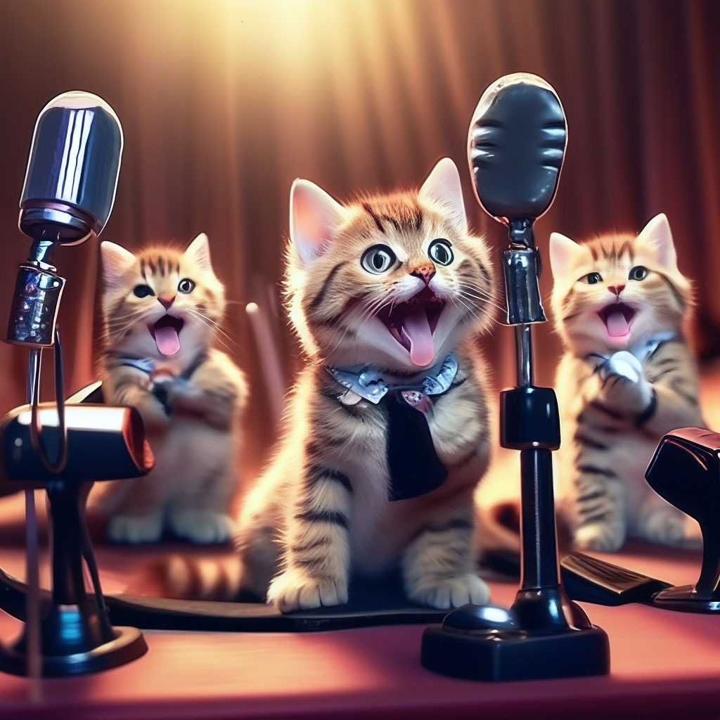 Кошка с микрофоном. Три кошки. Котики поют мой котики поют. Disco cat. Котики поют мой котики поют.