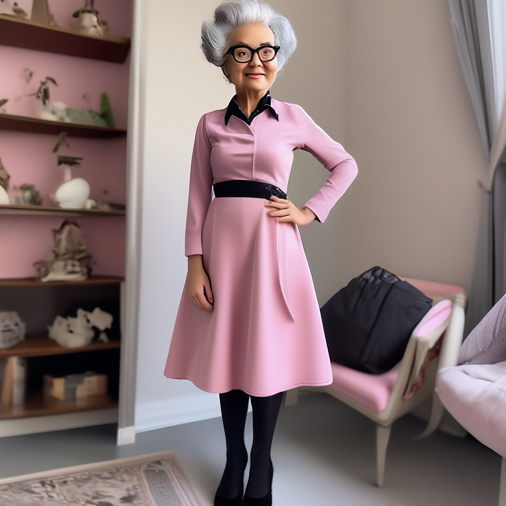 Бабушки в колготках 