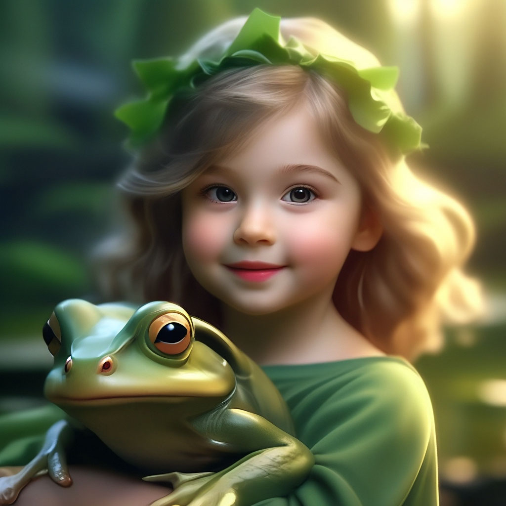 Frog girl