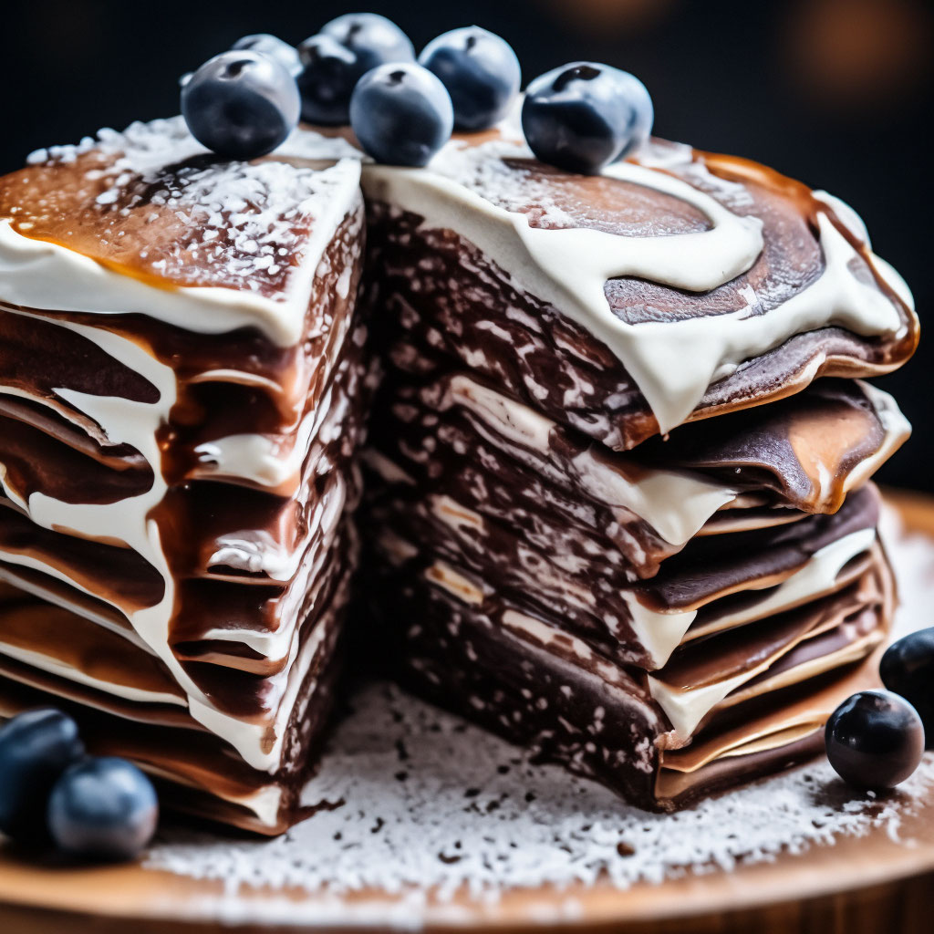 шоколадный блинный торт рецепт | Дзен