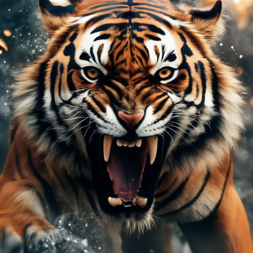 Тигр в ярости» — создано в Шедевруме