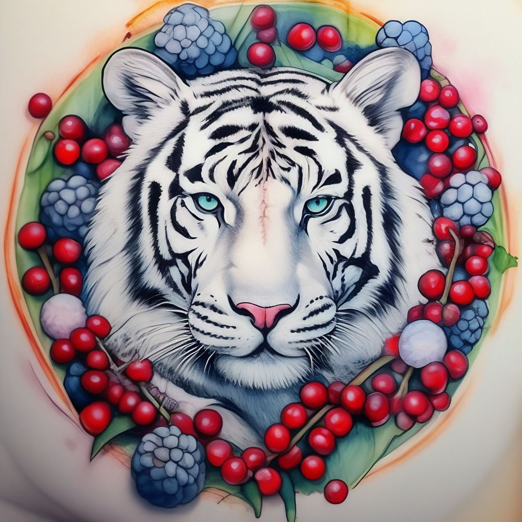 Фото тату белый тигр № - white tiger tattoo - велосипеды-тут.рф - велосипеды-тут.рф