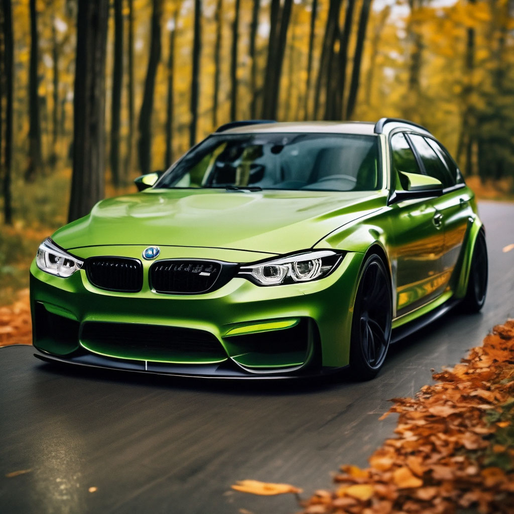 BMW M3 Touring green like Bulkin39  created in Shedevrum