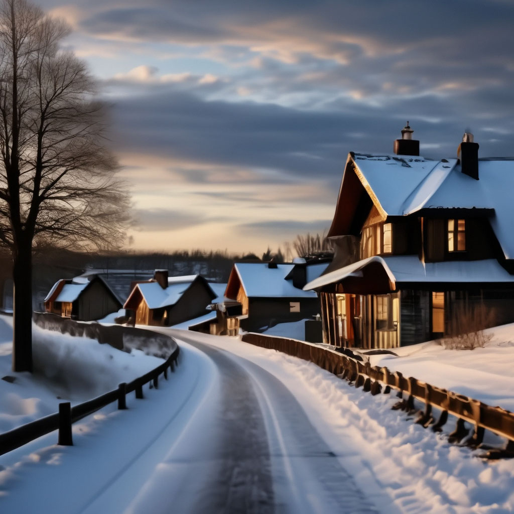 Дом в снегу - 72 фото | Зимний дом, Домики, Лес