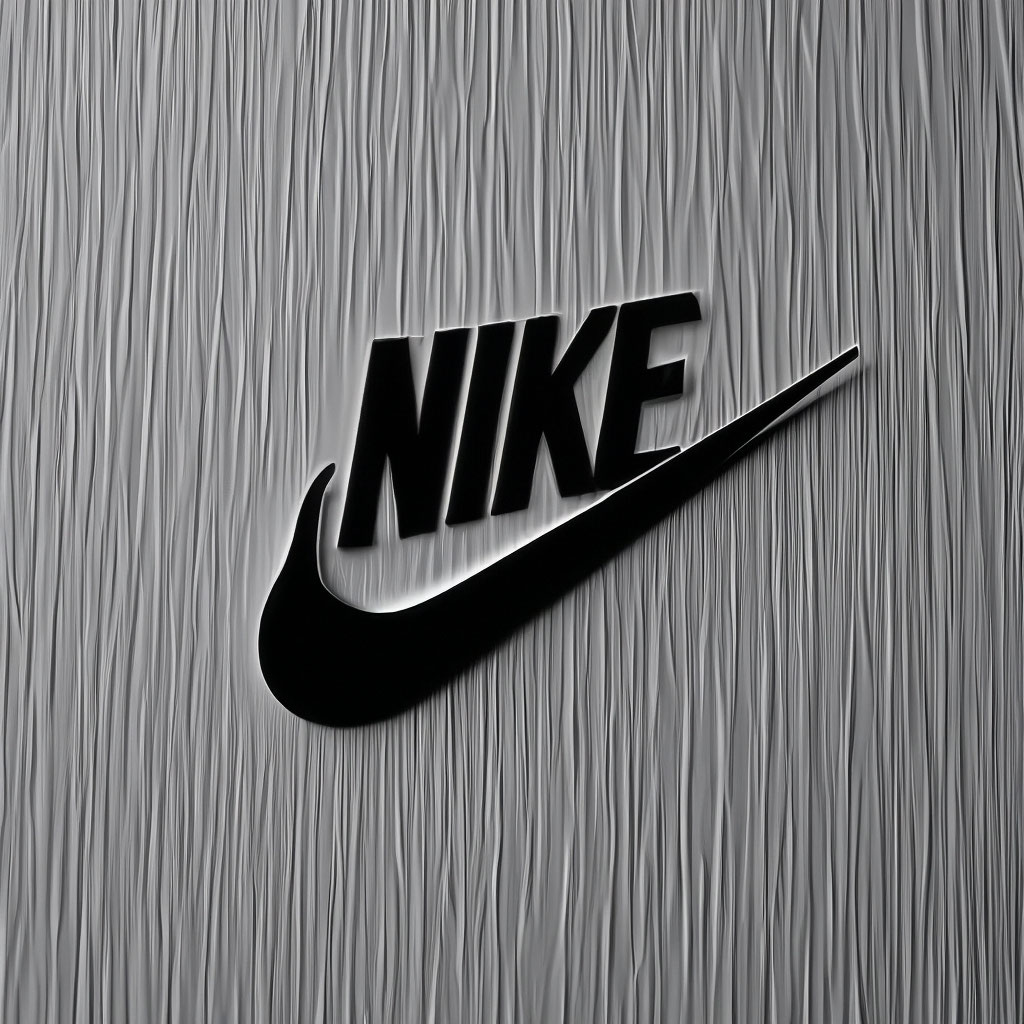 Nike sign black best sale