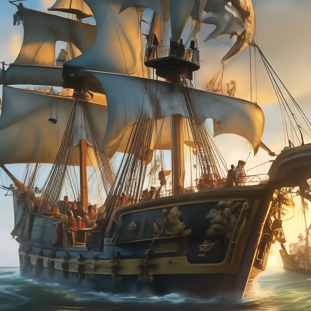 Настоящий «пиратский корабль» – замечательная игровая зона в комнате вашего ребёнка