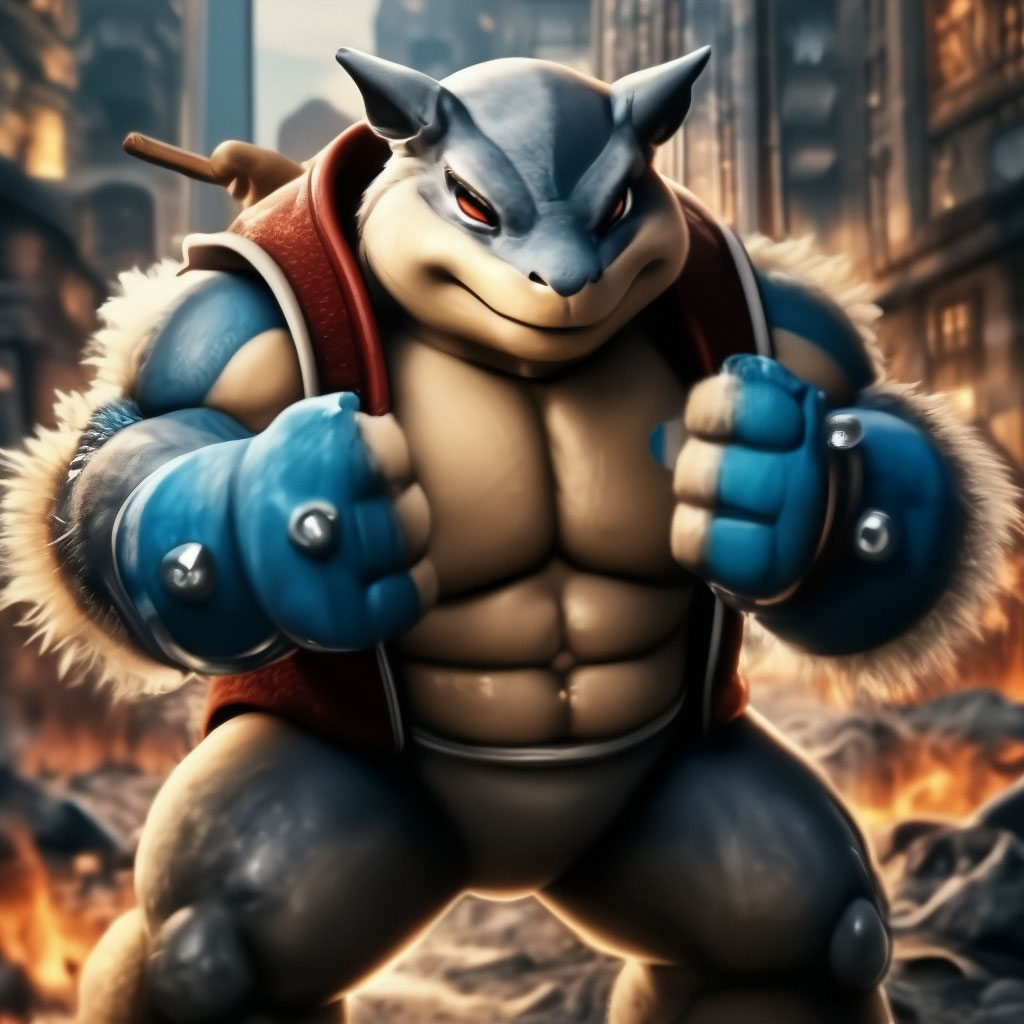 Anthropomorphic Pokemon Blue With …» — Создано В Шедевруме