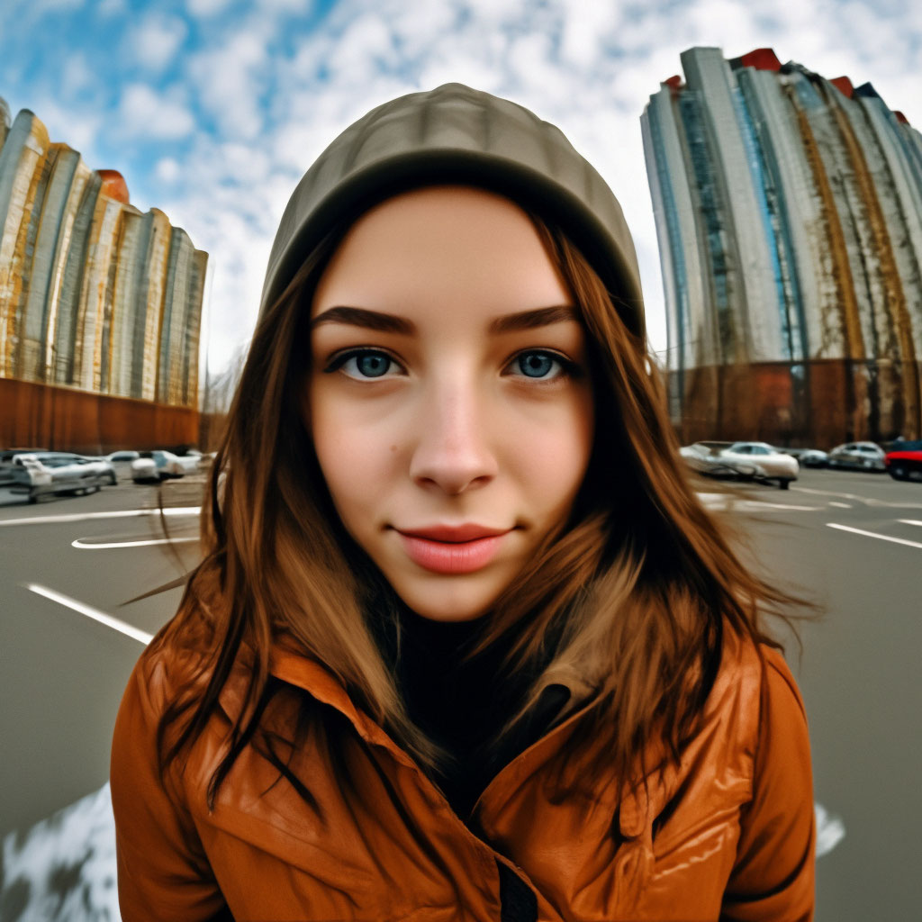 «Город Балашиха в лице девушки» — создано в Шедевруме