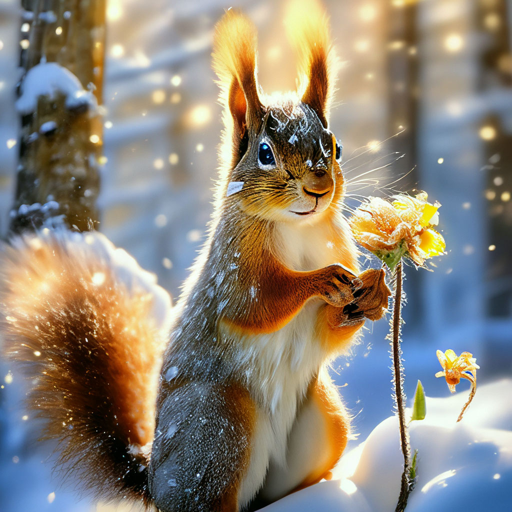 Белки и цветы в фотографиях от бельгийского фотографа-натуралиста (15 фото) » instgeocult.ru