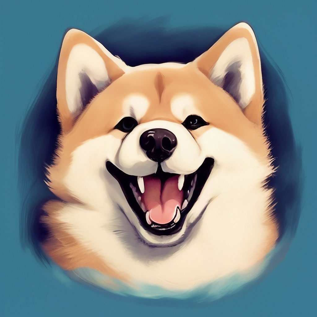 Hachiko The Dog Smiles, Cute Fangs…» — Создано В Шедевруме
