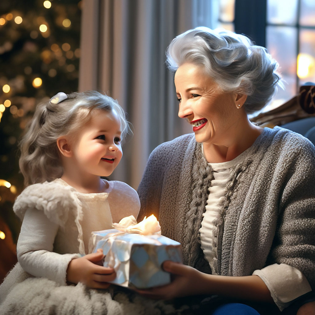 👵🏻🎁 Фотореалистично, подробная милая…» — создано в Шедевруме