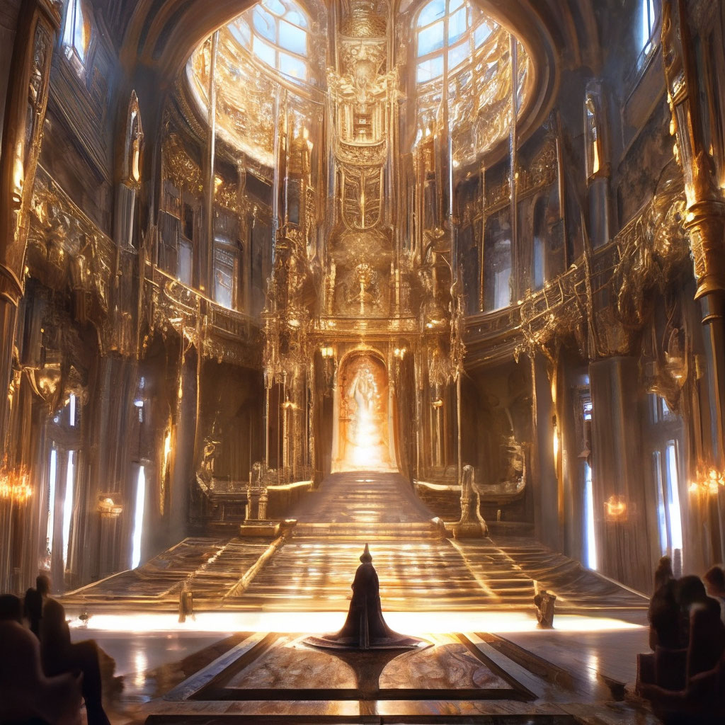 Огромный тронный зал, lumen, …» — создано в Шедевруме