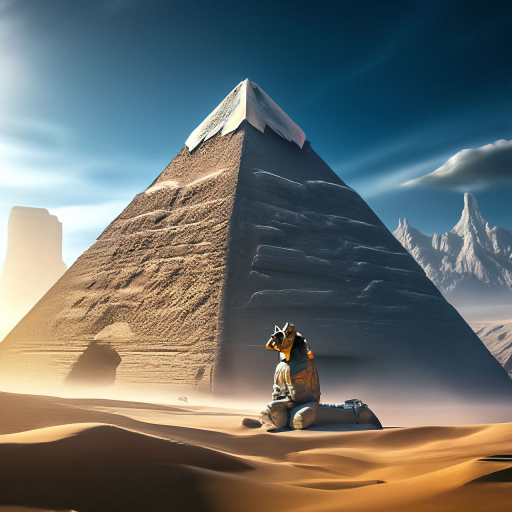 Пирамиды и сфинксы древнего Египта (58 фото)