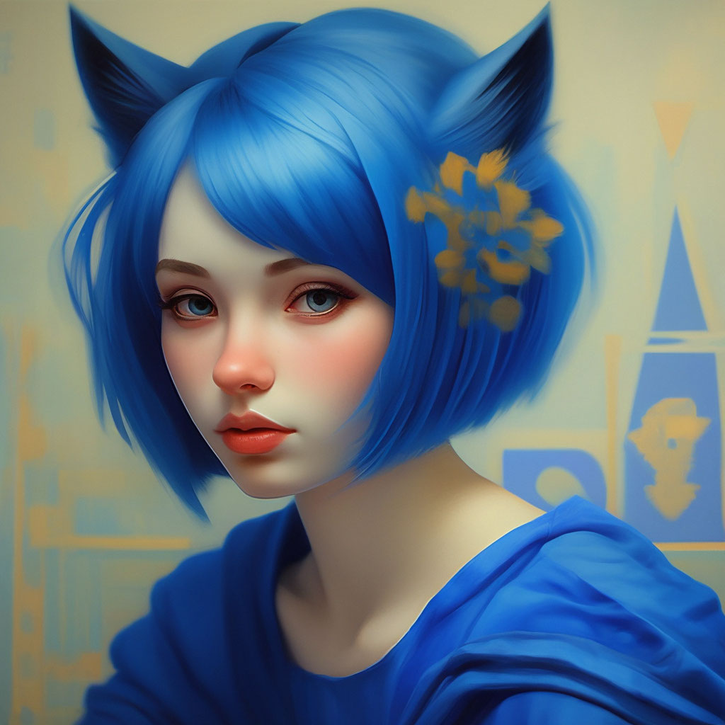 Синяя лиса