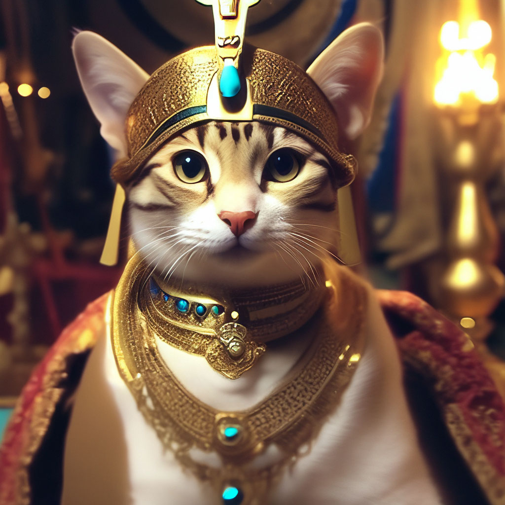 Кошка виде Клеопатра» — создано в Шедевруме