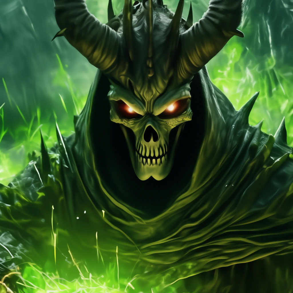 Creepy Horned King from the cartoon …