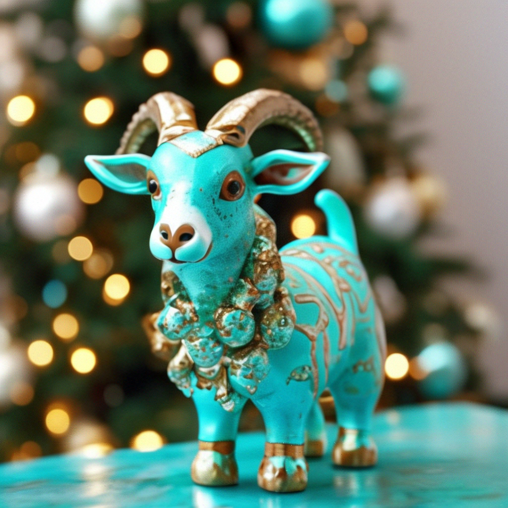 «Бирюзовая коза» — картинка создана в Шедевруме