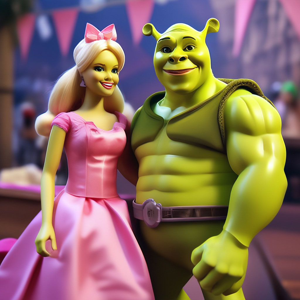 Barbie shrek online