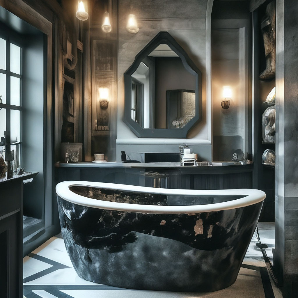 Серые ванные комнаты: 51 пример стильных интерьеров