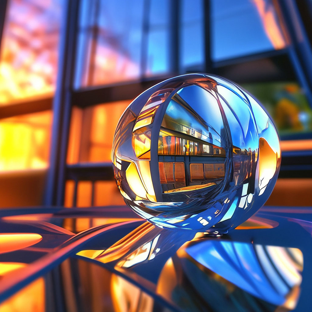 "Reality as a distorted reflection through the composition of various ...