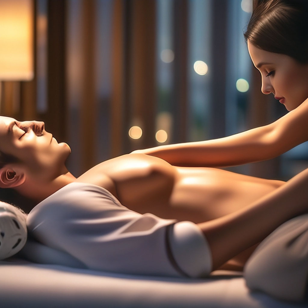 Девушка делает массаж мужчине. Смотреть онлайн порно на city-lawyers.ru