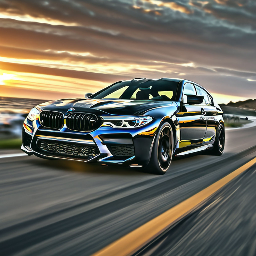 BMW m5 f90 Competition Black