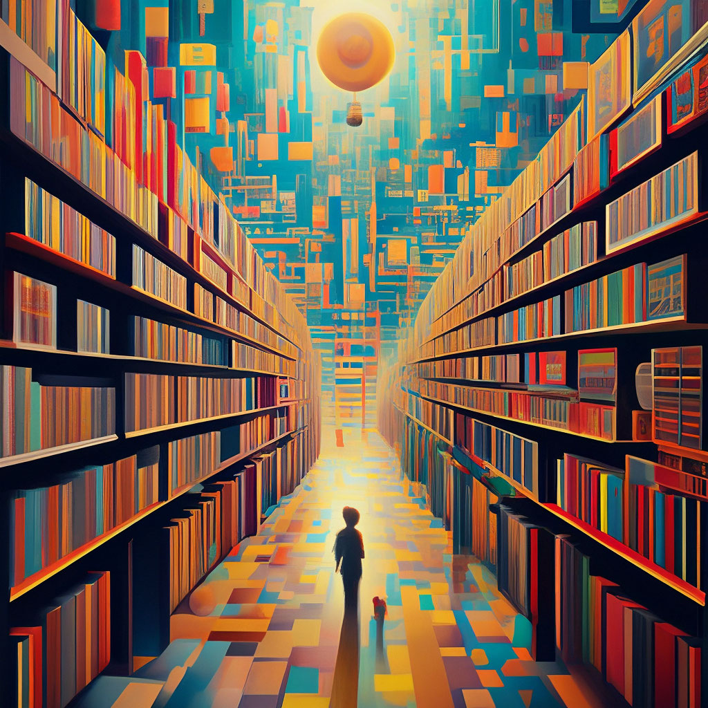 "Text" — image created in Shedevrum
