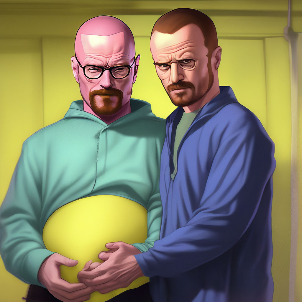 Walter White фургон снег